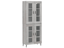 Maison Exclusive - Aparador Alto Madera Contrachapada Gris Sonoma 69,5x34x180 Cm