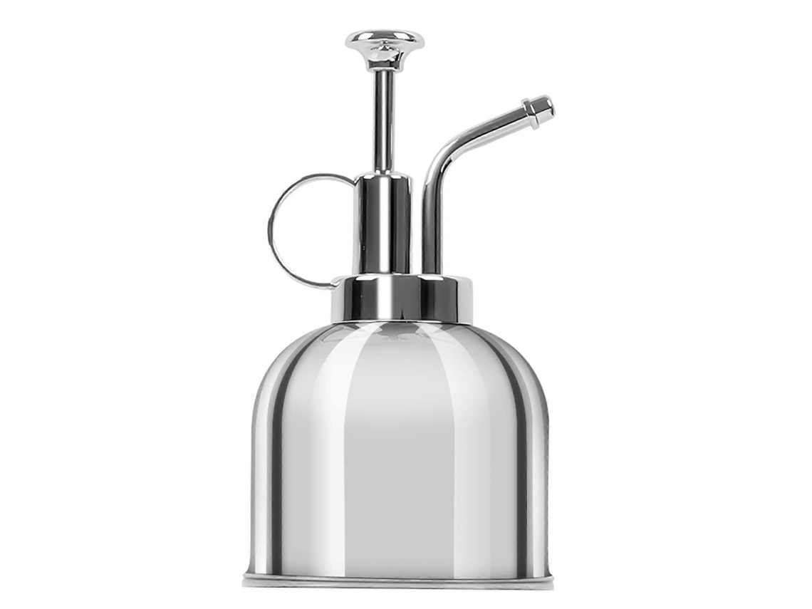 Regadera De Acero Inoxidable 300ml Para Plantas Flores Orquídeas Bonsái Diseño Retro De Regalo