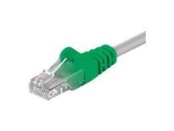 Cable de Red Inversor Cat 5E 3M Verde Gris Par Trenzado Sin Apantallar Utp GOOBAY