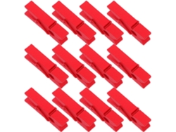 Juego 160 Piezas Pinzas Madera Color Brillante Clips Decorativos Versátiles Lavandería Diy Manualidades Bodas