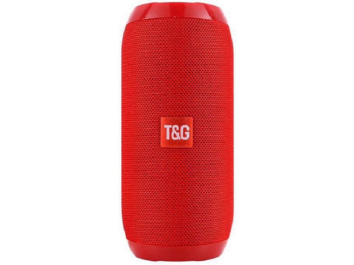 Altavoz Bluetooth Stelasplen TG117 (rojo, 10 vatios, alcance de hasta 10 metros)
