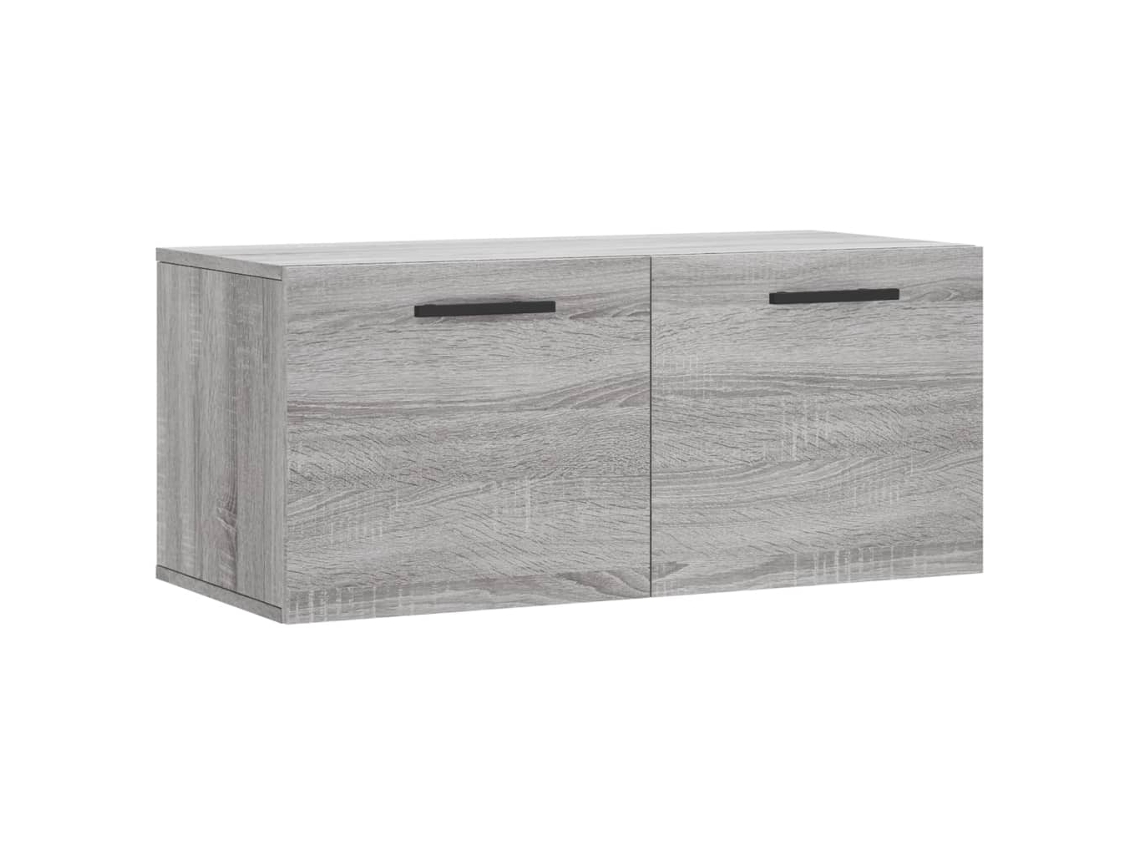 Armario de pared Sonoma MAISON EXCLUSIVE de madera gris (80 x 36,5 x 35 cm)