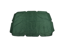 Toldo impermeable y resistente a los rayos UV para columpios de exterior, sillas de balcón y jardín, color verde oscuro.