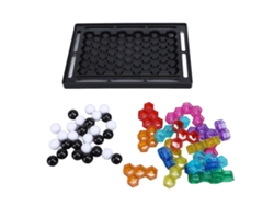 Juego de mesa 2 en 1 con rompecabezas de perlas 3D de 2026 piezas, juego de lógica educativo para la interacción familiar.