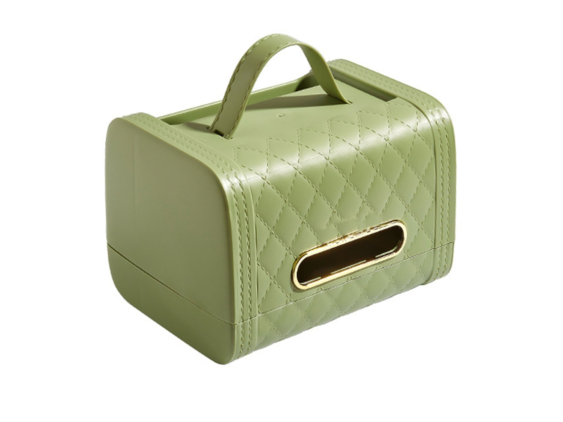 Toallero Decorativo Con Forma De Bolsa De Pp Para Sala De Estar, Dormitorio, Mesa - Verde