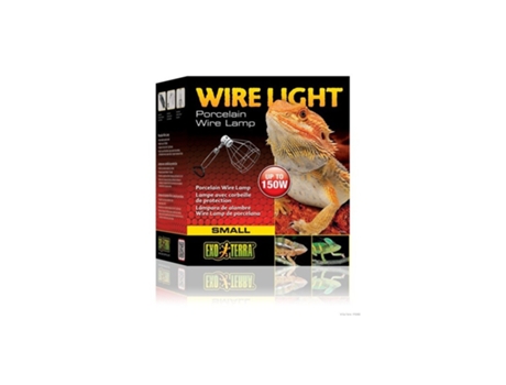Suporte de Lâmpada Cerâmica para Terrário EXO TERRA Fio Luz para Lâmpadas Até 150 W