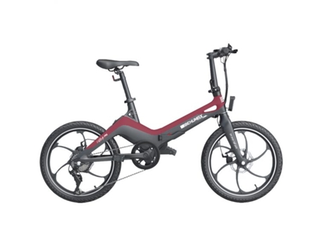 Bicicleta Eléctrica BEHUMAX E-Urban 790 Rojo (Autonomía: 35 Km - Velocidad Máx: 25 Km/h)