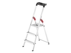 Hailo-5_8503-001-Escalera de tijera de aluminio L60 EasyClix FR de 3 peldaños