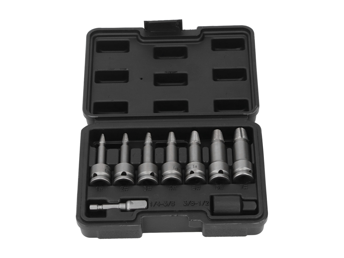 Kit Extractor De Tornillos Easy Out De 3/8" Para Extraer Tornillos Y Pernos Dañados.