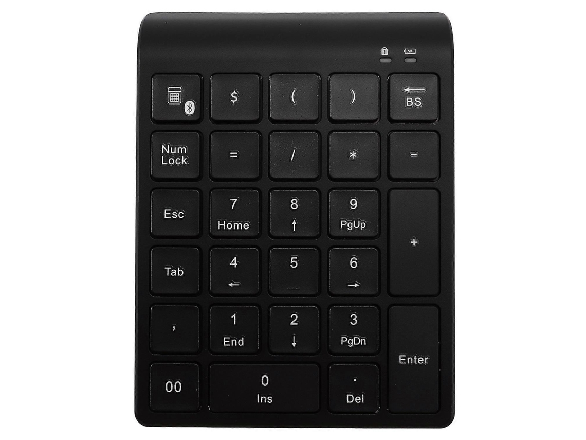 Teclado numérico inalámbrico Bluetooth de 27 teclas, mini teclado numérico con más funciones, teclado digital para Everley891