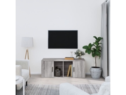 Mueble Tv 100 x 35 x 40 cm Base Madera Gris Sonoma-Derivatives