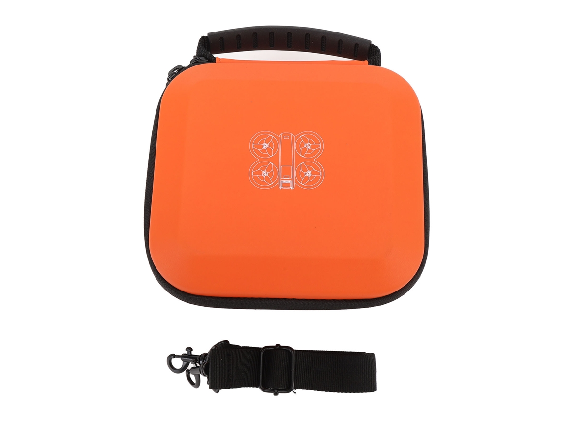 Estuche Rígido Portátil De Pu Para Transportar Drones, Bolsa De Almacenamiento De Viaje Naranja