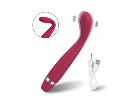 Vibrador de mujer de 10 frecuencias, masajeador de vagina de pezón de clítoris (rojo) YIZHOOD