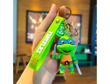 Llavero ZHAOJUNFACAI Leonardo Teenage Mutant Ninja Azul