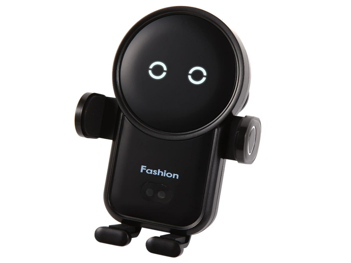 Cargador Inalambrico Auto Qi Fast Sujeción Yizhood Negro
