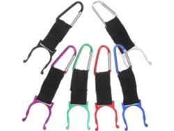 Juego de 6 clips para botellas, ideales para acampar o hacer senderismo (Slowmoose).