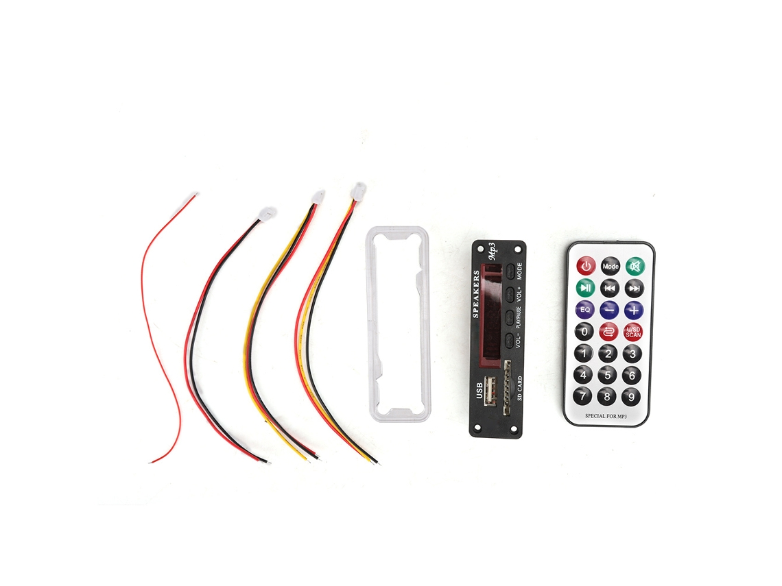 Placa Decodificadora De Música Bluetooth 5.0 Com Controle Remoto Infravermelho Suporta Mp3 Wma Wav Flac Ape