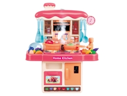 -juguete De Cocina Con Luz Y Sonido 31pcs Para Niños Color Rosa
