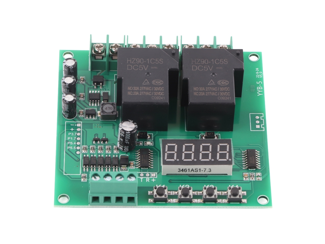 Placa De Control De Motor Yyb-5 De 12 V/24 V Con Módulo De Inversión, Relé Y Tiempo De Ciclo Ajustable.