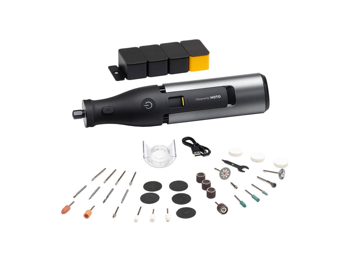 Amoladora de precisión multifuncional de 12 V, juego de 36 piezas, Hoto Qwldm002, 35 000 RPM
