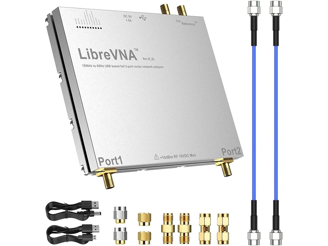 Analizador De Red Whisverse 2.0 100 Khz 6 Ghz Usb 2 Puertos Completo