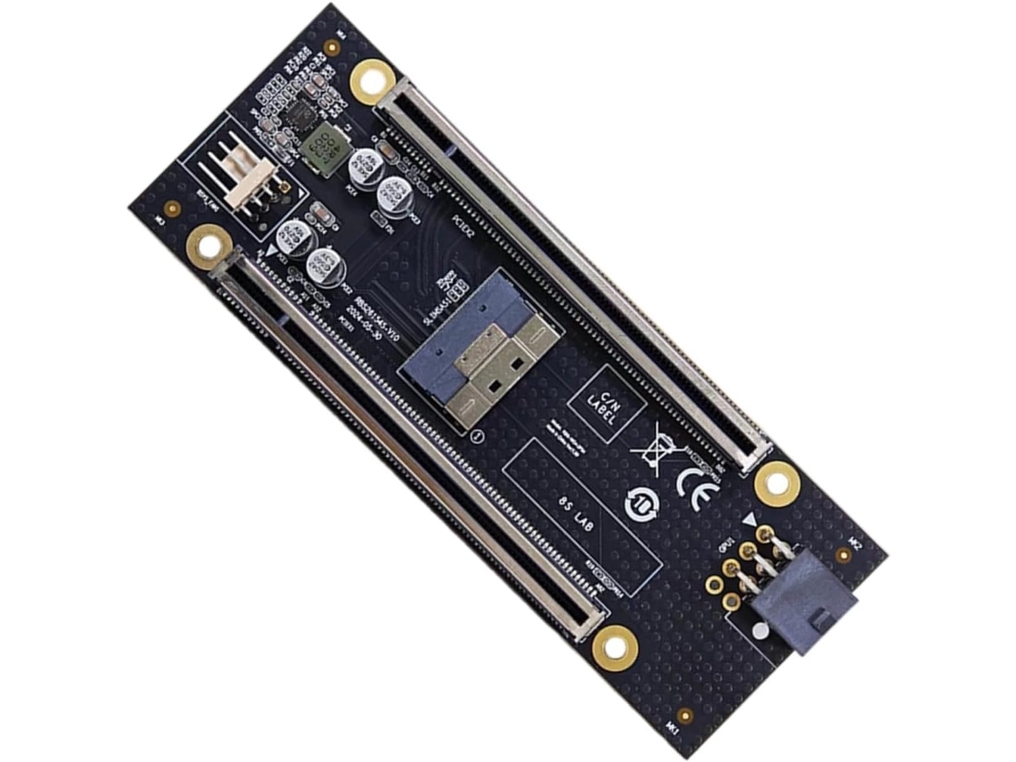 Tarjeta Adaptadora De Ranura Pcie 0.8 X16 Para Expansión 10gbe, Placa Base Compatible