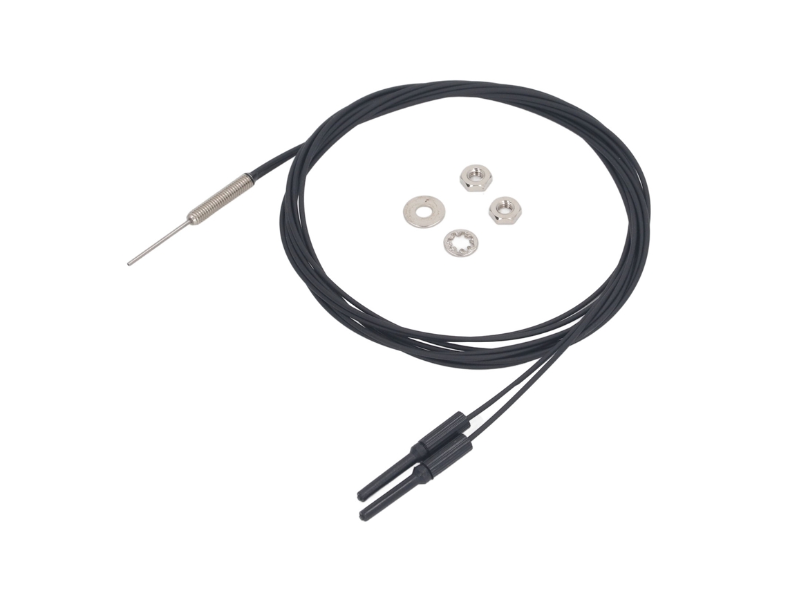 Sensor De Fibra Óptica Reflectivo Rango De Detección 0-110mm Longitud De Cable 1m
