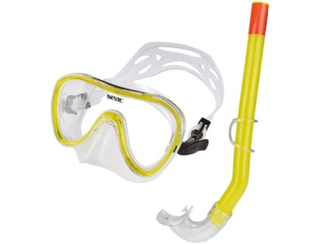 Conjunto De Máscara E Tubos Frontales de Buceo SEACSUB Bis Salina Siltra