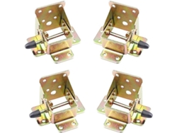 2026-patas De Mesa Plegables Linjou, Marco De Soporte Plegable Con Bisagras Autobloqueantes, 226kg De Capacidad, Ajustable 90°/0°
