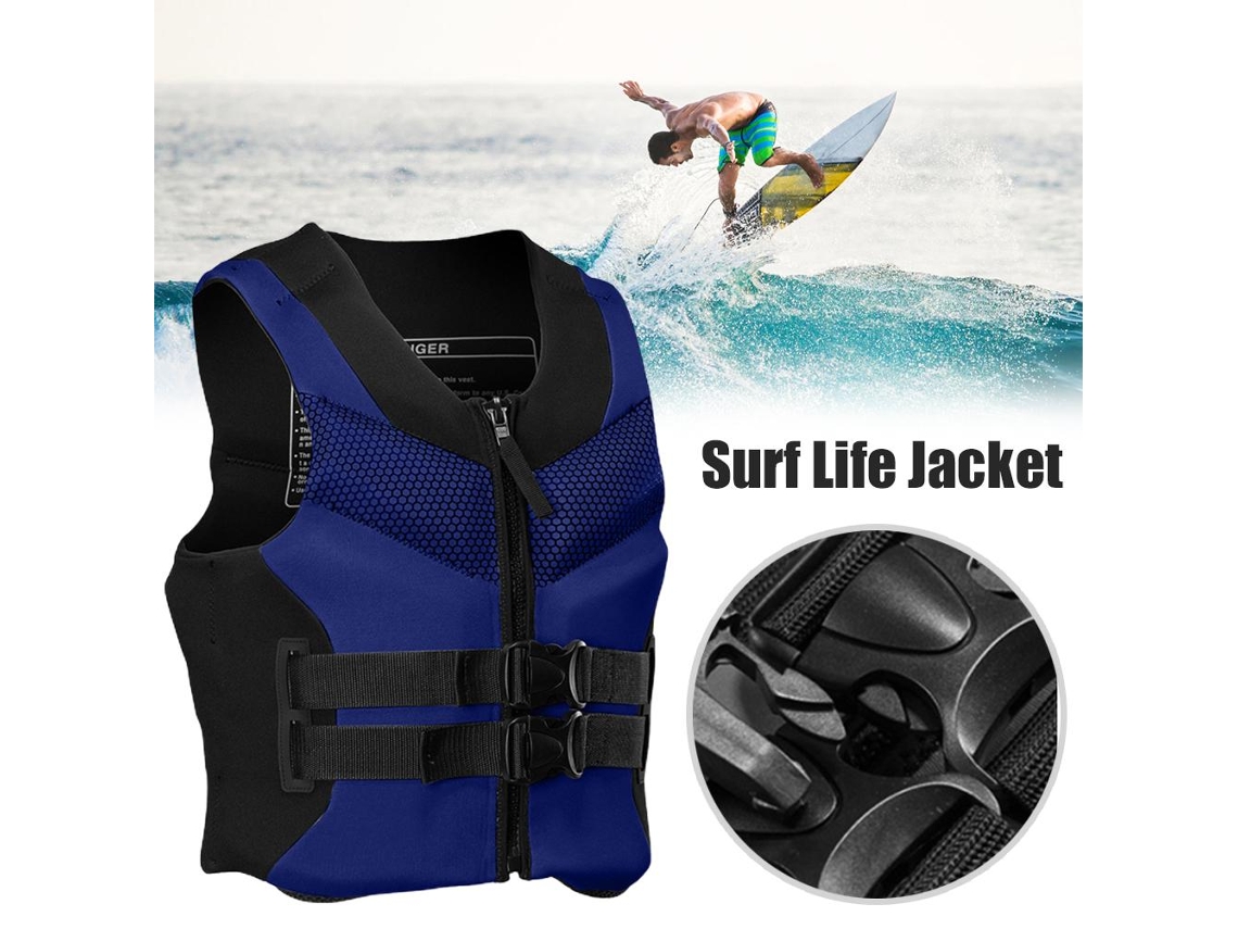 Chaleco Salvavidas Para Adultos, Protector Resistente Al Desgaste Con Flotabilidad Para Esquí Acuático, Surf Y Pesca.