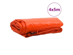 Lona 650g / M² Naranja 4 X 5 M Lona Con Recubrimiento De Pvc