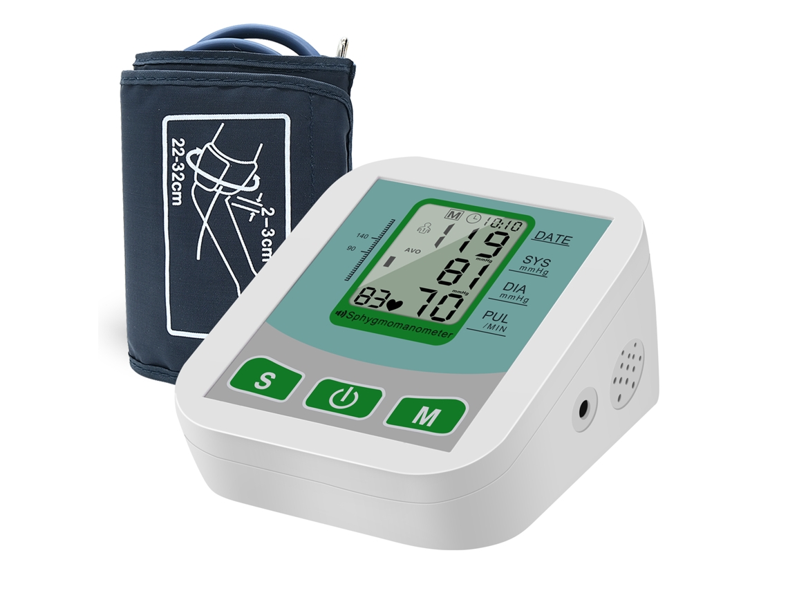 Monitor De Presión Arterial Brazo Digital Automático Con Voz En Inglés Preciso
