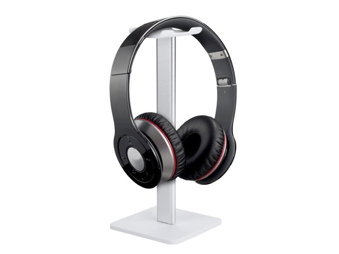 HURRISE Conveniente Soporte para Auriculares Soporte Universal para Auriculares para Auriculares Video Walkman Blanco