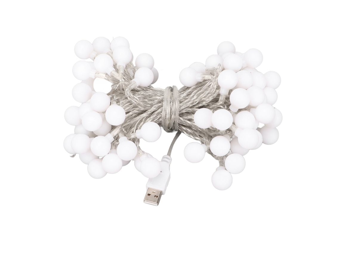 Cadena de luces LED decorativas (resistentes al agua, USB, coloridas)