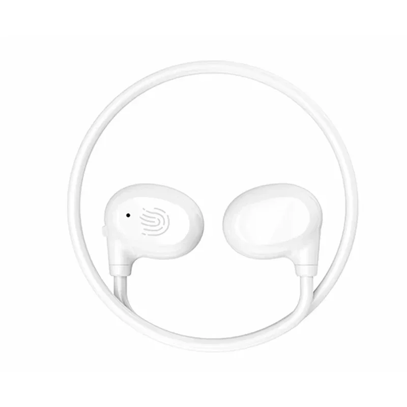 Auriculares inalámbricos Bluetooth de conducción ósea con micrófono, diseño intraaural sin vibraciones, fabricados en ABS y resistentes al agua. Mdug