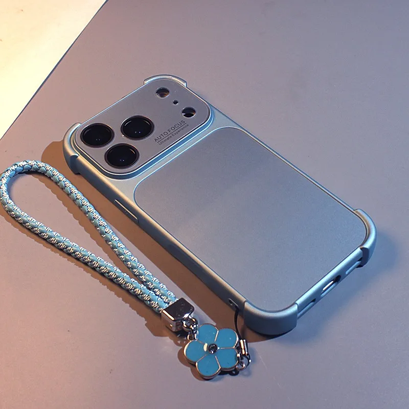 (iphone 14 Plus Azul) Funda Para Teléfono Con Marco Galvanizado En Las Cuatro Esquinas, Protección Para La Lente, Resistente A Los Golpes.
