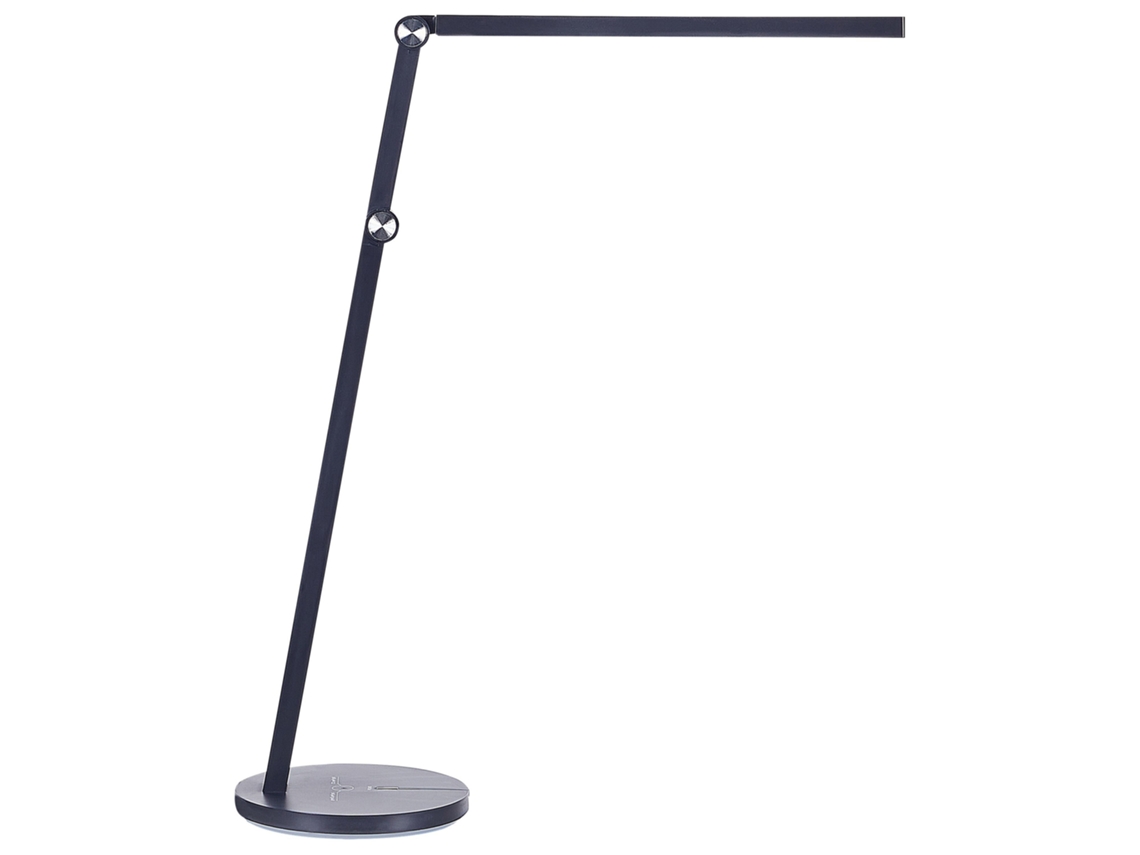 Lámpara de mesa BELIANI Dorado de Material sintético Negro 32x17x48