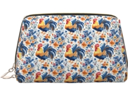 Neceser De Viaje Cuero Organizador Para Mujer Diseño Estampado Vacaciones
