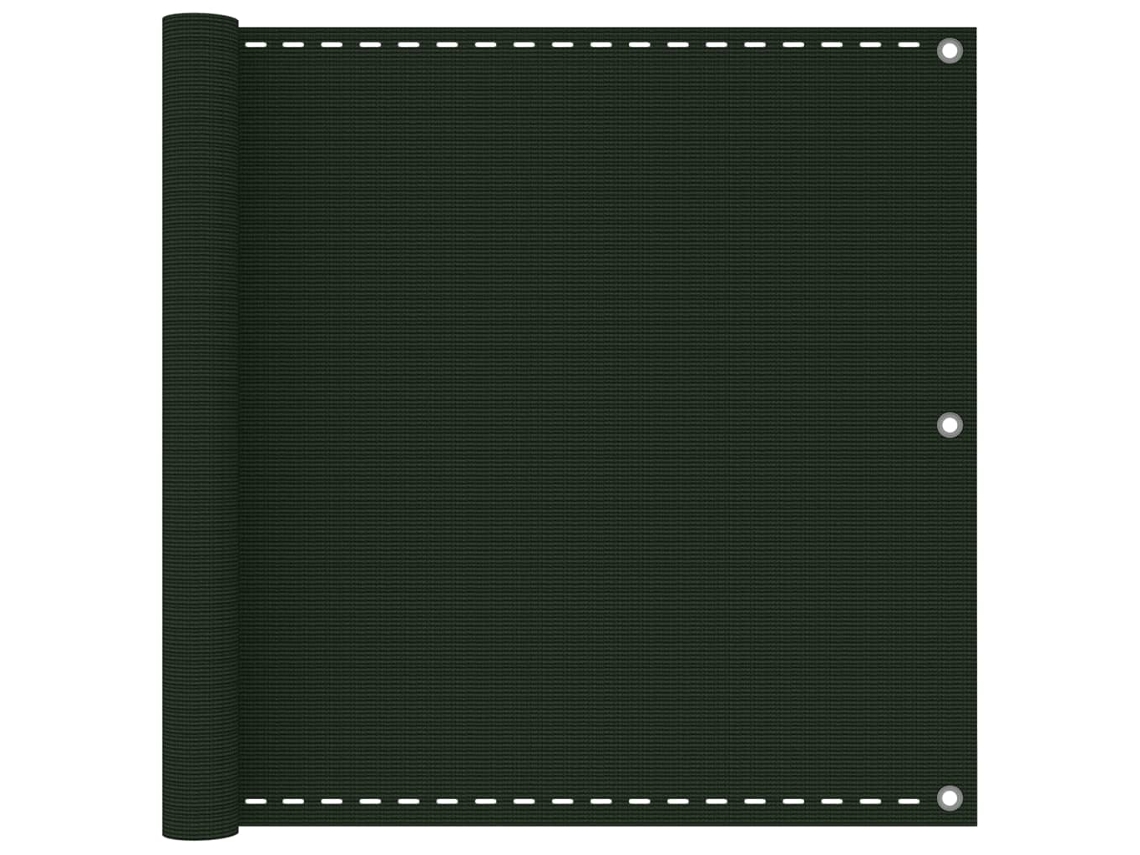 Toldo para balcón VIDAXL Verde (90x600 cm)