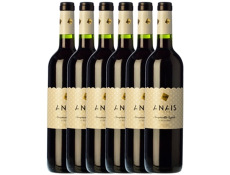 Vino U MÉS U U Més U Anais Negre Penedès Roble (0.75 L - 6 unidades)