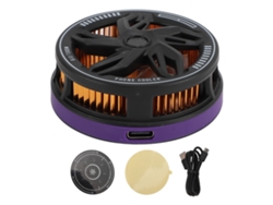 Ventilador Portátil Magnético Silencioso De 15 W Para Juegos Y Transmisiones En Vivo - Negro