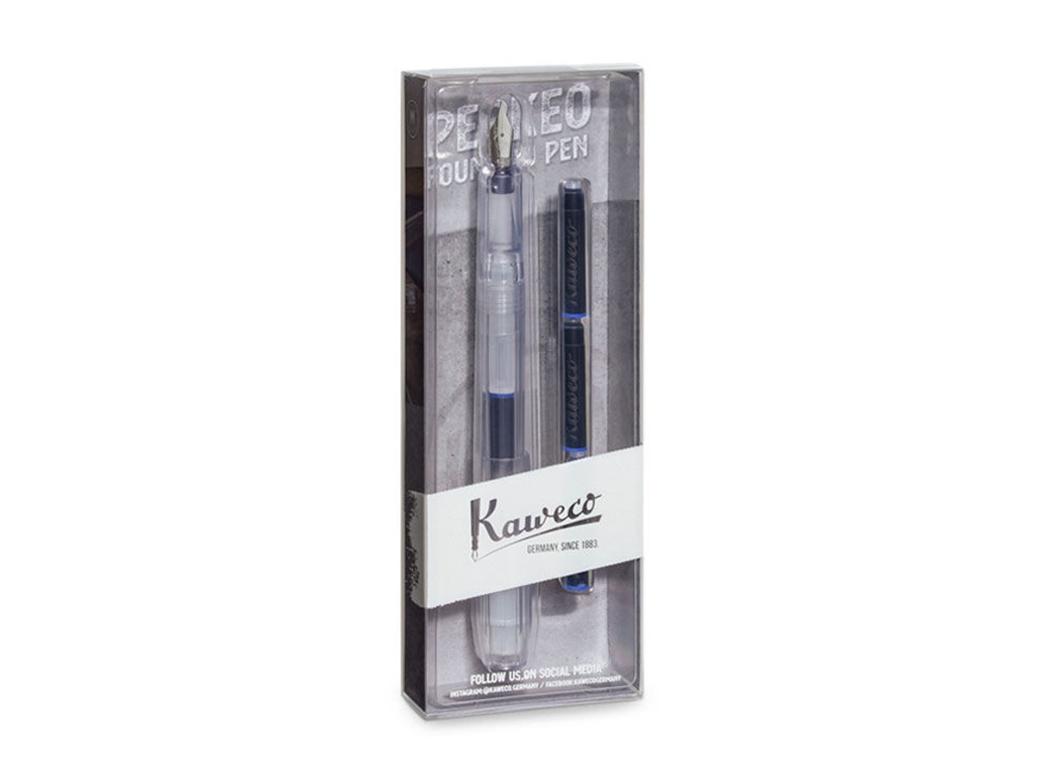 Bolígrafo Kaweco Perkeo Transparente M + 3 Recargas Kw10002243