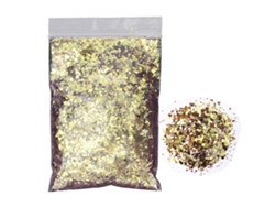 KKML-polvo de purpurina brillante para uñas, copos mixtos, decoración de uñas, Brillo 50gxc003a
