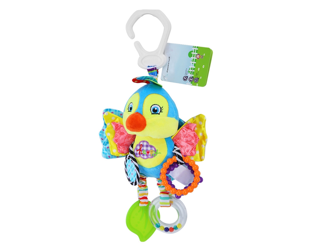 Peluche Colgante Para Cuna, Cochecito, Bebé, Animal De Dibujos Animados Con Sonajero Y Mecanismo Para La Dentición N.° 4