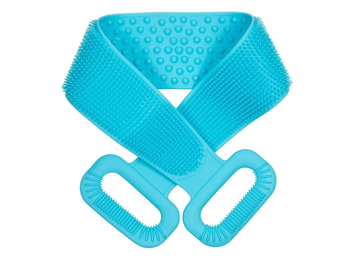 Exfoliante De Espalda De Silicona Extralargo De 90 Cm, De Doble Cara, Para Una Limpieza Y Exfoliación Profunda.
