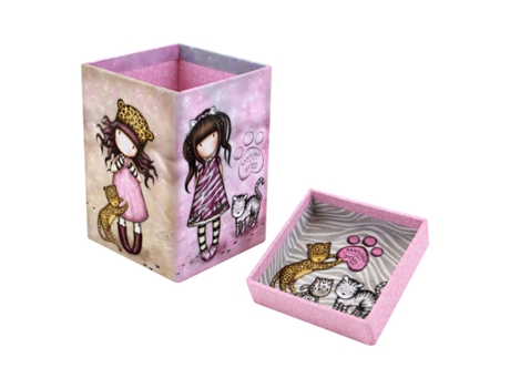 Portalápices Gorjuss Ruby wild Multicolor Cartón (8,2 x 11,2 x 8,2 cm)