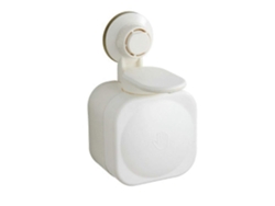 Dispensador de jabón líquido manual de pared para baño, 8,5 x 9 x 16 cm, antifugas, 1 juego, Rosewell