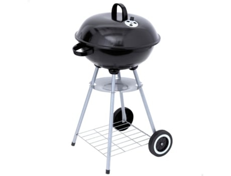 Barbacoa carbón portátil con dos parrillas Aktive
