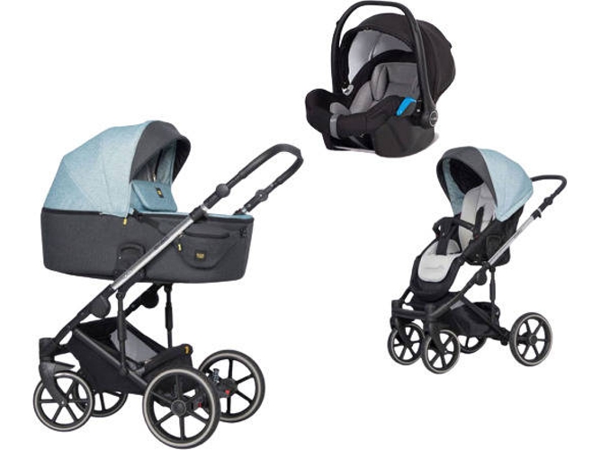Carrito de Bebé Individual EXPANDER Exeo + Kite Isofix Ready Ocean