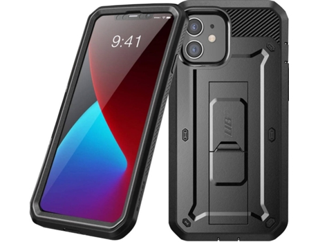 Funda iPhone 12,iPhone 12 Pro SUPCASE Negro